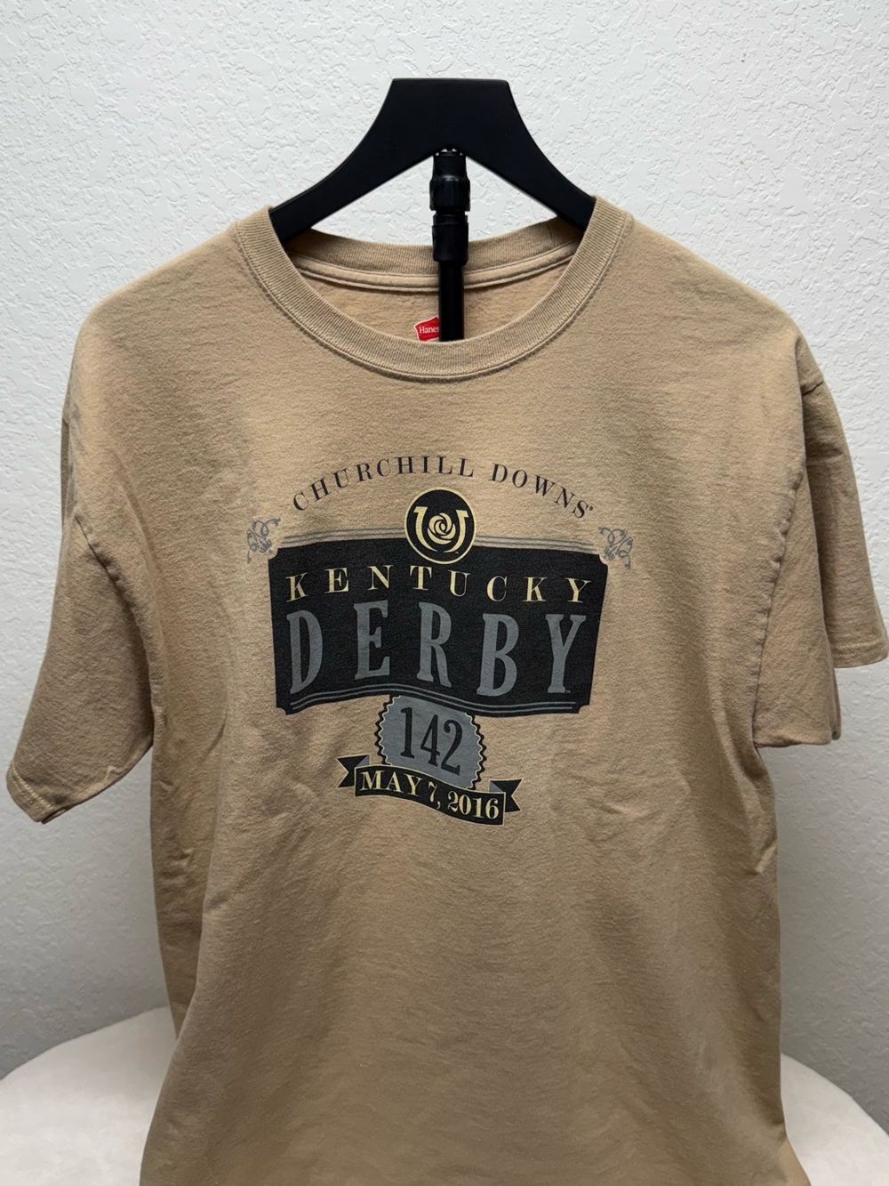 Hanes Kentucky Derby 142 Graphic Tee - Tan